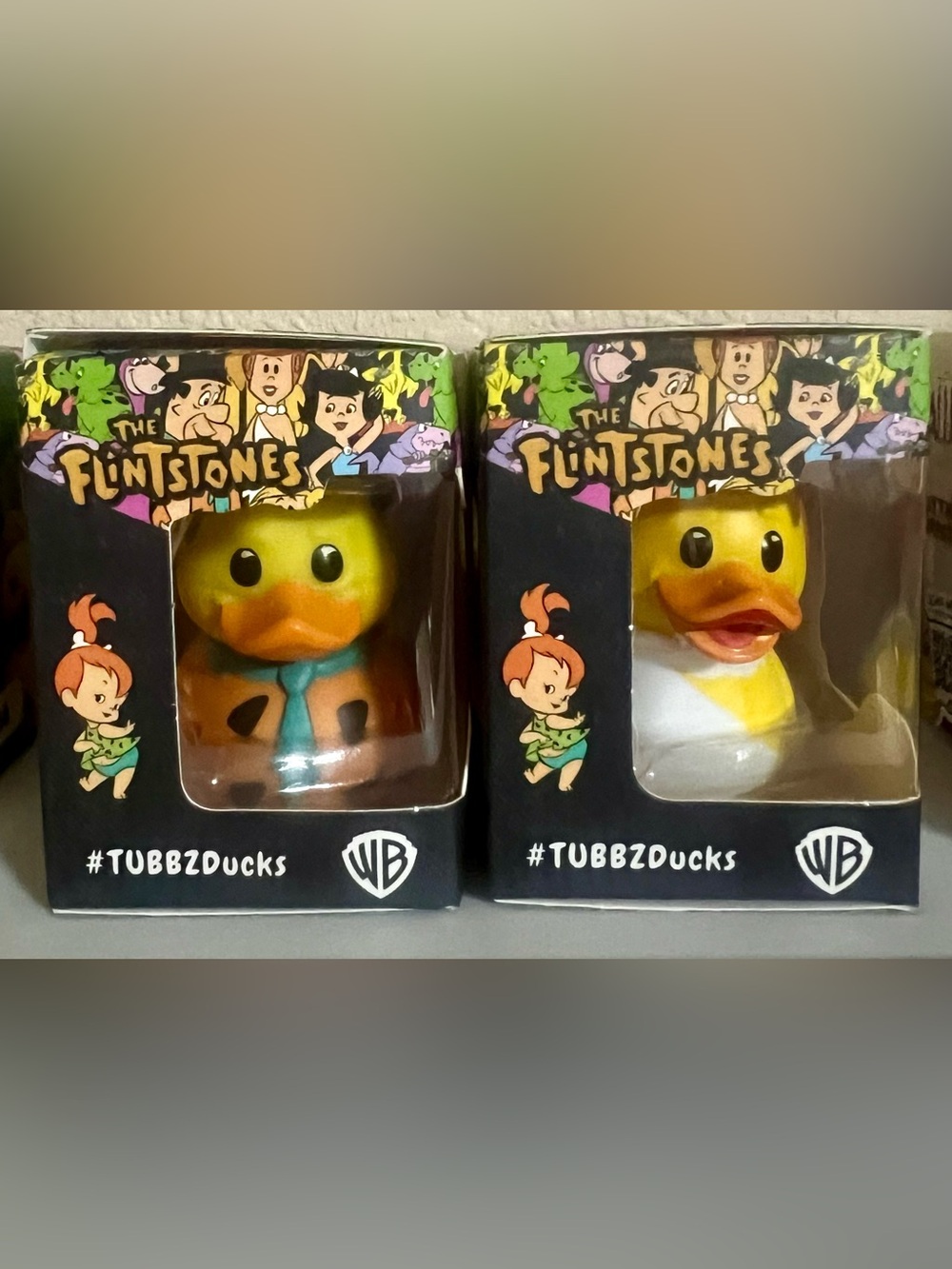 Fred &Wilma Rubber Duck - Yellow Bath Toy